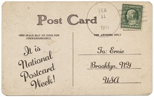 National Post Card Week - Is 1 FIRST NATIONAL CARD a legit credit card co.?