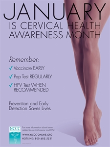 Cervical Health Awareness Month - January.awareness month?