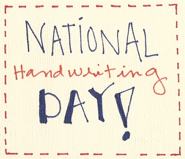 Did you know today is National Handwriting Day? ?