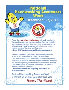 National Hand Washing Awareness Week - What are the eight principles of hand washing?