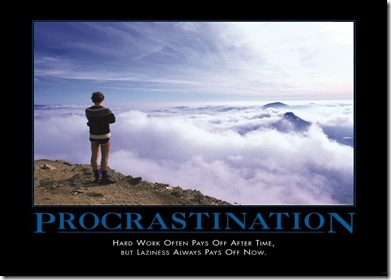 Do you observe National Procrastination Week?