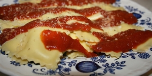 Ravioli Day - would you get fat if you ate a packet of ravioli a day?