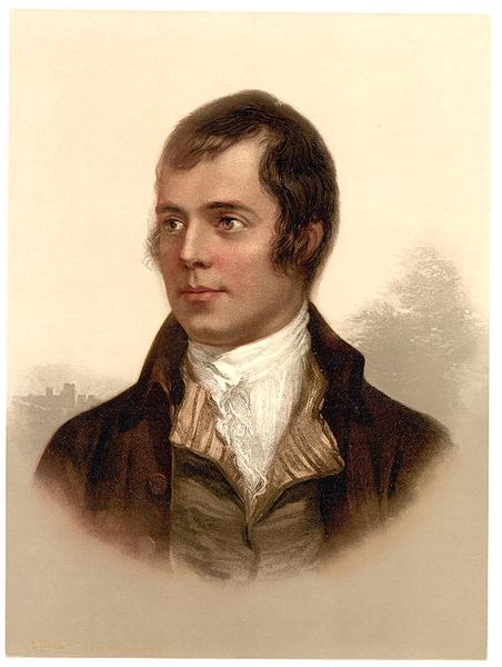 Why is Robert Burns an inspiration to Scotland?