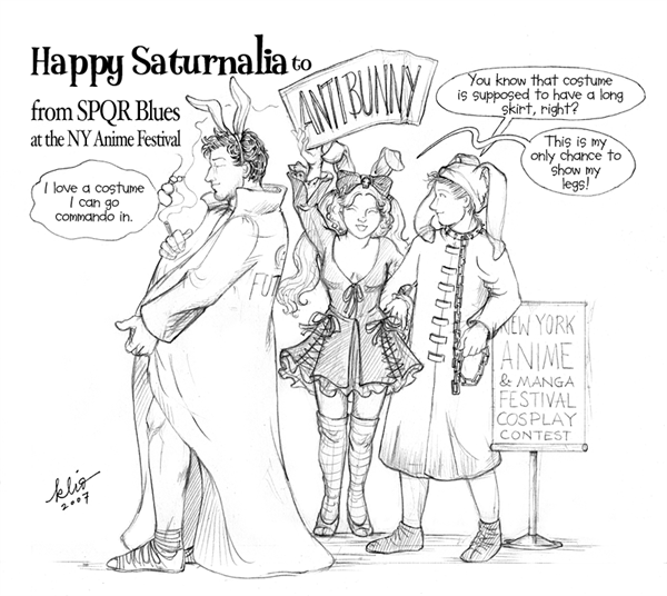 Anybody gonna celebrate Saturnalia?