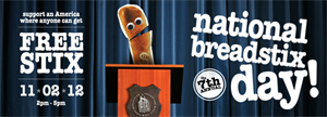 National Breadstix Day - National Breadstix Day 2012