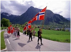 Syttende Mai Day - what nations were involved in syttende mai ?