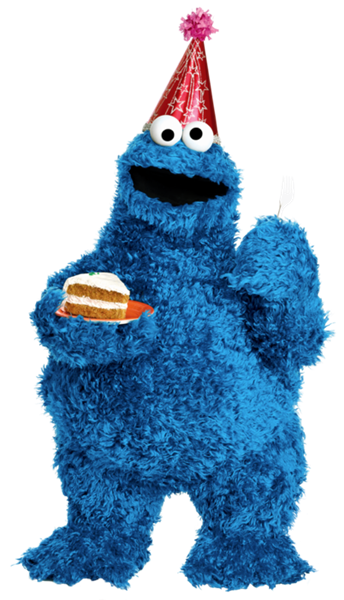 I need an idea for a cute cookie monster inspired outfit to wear for my sons 1st birthday?