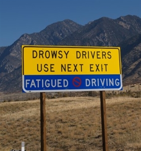 Drowsy Driver Awareness Day - How come it's ok to sleep and drive but it's not ok to drink and drive?