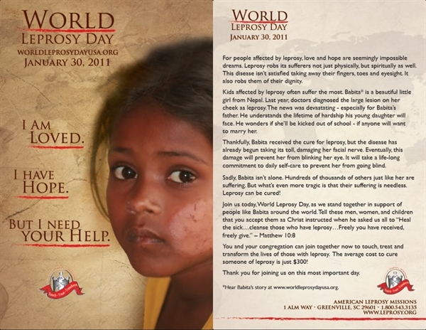 why is world leprosy eradication day celebrated on january 30? what is special about that day?