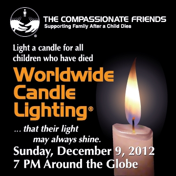 Grief Healing™: Worldwide Candle Lighting Service, 2012